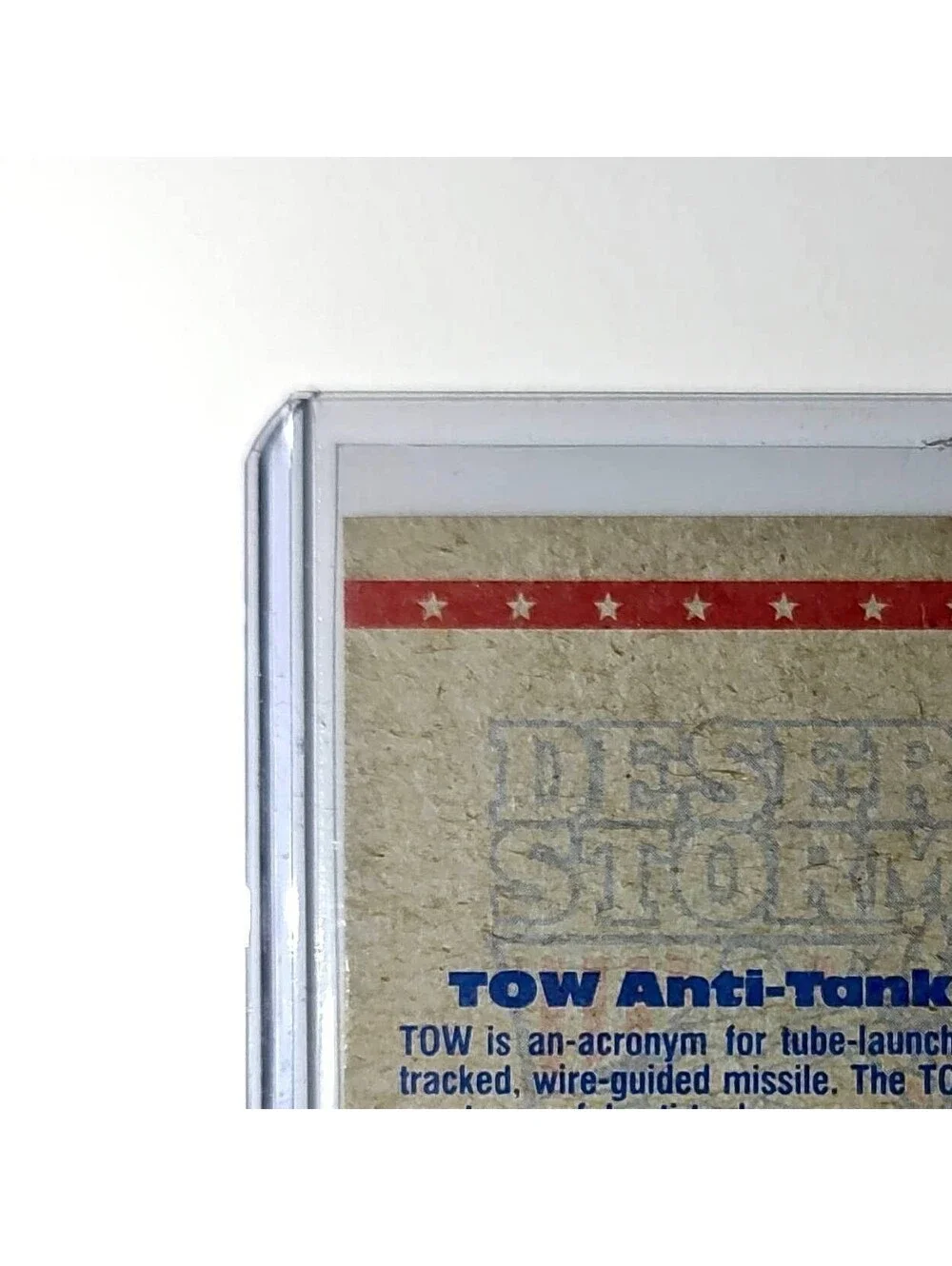 TOW Anti-Tank Weapon 1991 Topps Desert Storm #45 Card - Picture 7 of 10